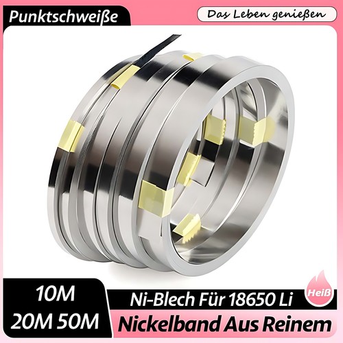 10m nickelband aus - aus, reinem