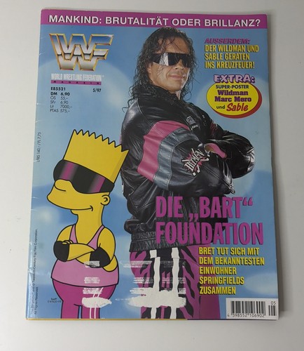 Wwf magazine 1997 bret hitman - wwf,
