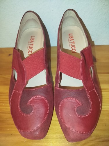 Damen pumps rote 5 - pumps, gr.40,5
