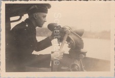 Foto, Kriegsmarine, Matrosen Vorpostenboot Hirsch, Flak Glas (MJ-46)1025
