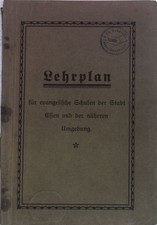 Lehrplan für evangelische