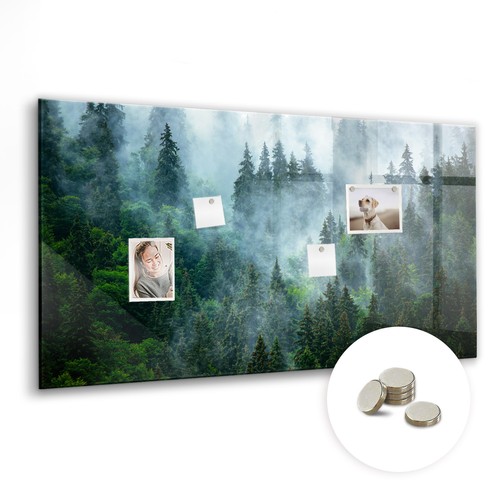 Magnetische glastafel mit - glastafel,