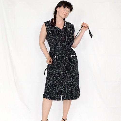 Rabenschwarzes minikleid xl - rabenschwarzes,