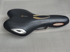 Fahrradsattel Selle Royal Lookin Athletic mit Gel Damen Herren schwarz