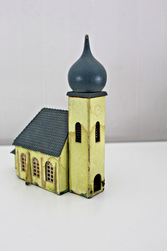 Dorfkirche mit zwiebelturm - dorfkirche,