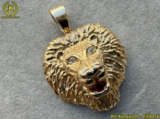 Massiver Löwenkopf Anhänger