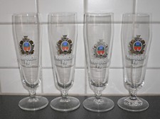 4x Krombacher Bierglas Gläser