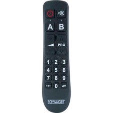 Schwaiger Universal Fernbedienung Comfort Plus 2in1 Batteriebetrieben B-Ware