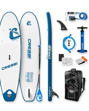 Cressi Travelight Stand Up Paddle ISUP Set 280 x 81 x 15 cm Weiß/Blau 