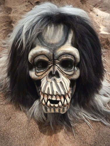 Krampus maske holz - maske,