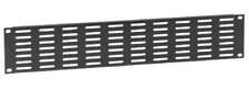 2 HE 19" U Lüftungsblende Rack Blende Panel Lüftungsfrontplatte Lüftungsgitter