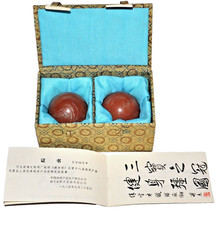 Chinesische Kugeln🍀   2 Marmor Kugeln in OVP