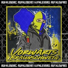 Braunschweig Ultras Aufkleber Sticker "Vorwärts Braunschweig"