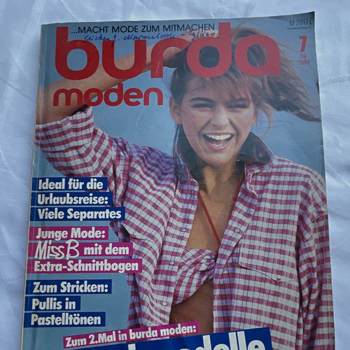 Burda moden zeitschrift juli - moden,