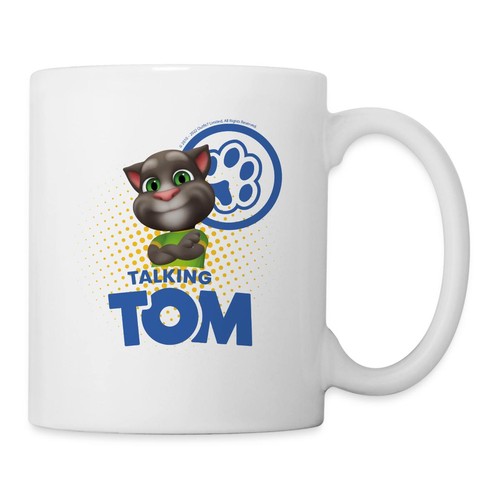 Talking tom logo - pfote, tasse