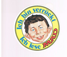 MAD, schöner Sticker (Aufkleber) von Alfred E. Neumann, Portofrei!