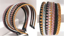 Haarreifen Haarreif Haarschmuck 0,8cm breit Baumwolle Haarspange Turban