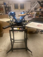 Siebdruckmaschine karussell Textildruck 4-Farb Druck