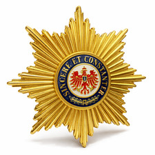 Roter adlerorden bruststern - roter,