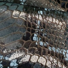 0,5 Meter Schlangen Druck Stoff Foliert Stoffe Farbe dunkelblau Snake Motiv NEU!