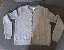 Grauer Wollcardigan H&M Gr. L
