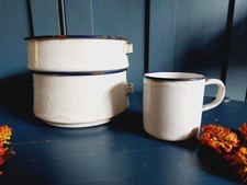 Altes Emaille-Geschirr