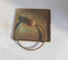 alt Eisen Deckel eckig