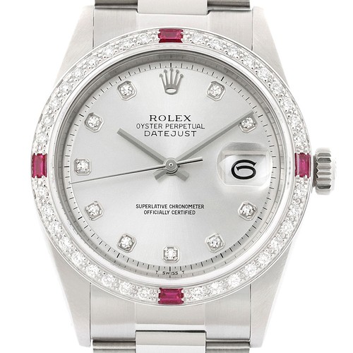 Rolex datejust silber diamant - datejust,