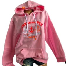 Zwillingsherz Sweatshirt Pullover Hoodie Rosa Strandglück S bis XXL (6 002)