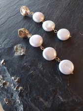 Lange Ohrringe mit großen