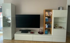 Hülsta Wohnwand NEO2 weiß lackiert, 334x 180x52 im guten Zustand