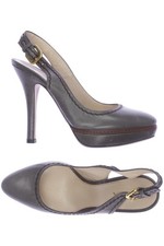 Prada Pumps Damen High Heels Stiletto Peep Toes Gr. EU 38 Grau #kv3wo51