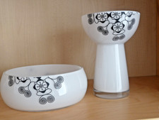 2 Ikea Objekte: Hyazinth-Vase