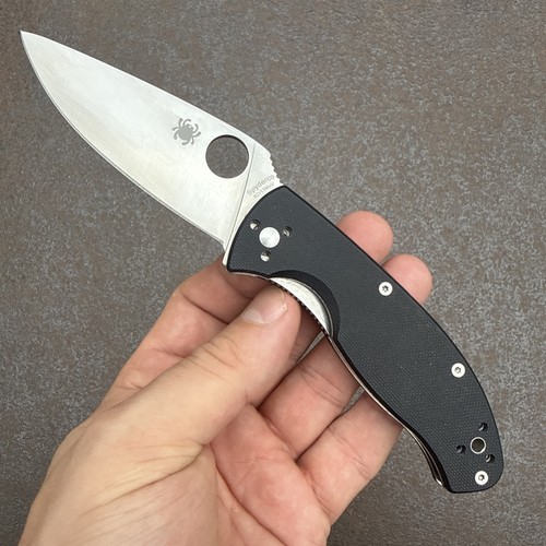 Spyderco tenacious satin plain - spyderco,