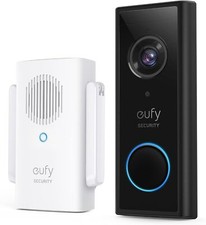 eufy Security Video Doorbell 2K HD Kabellose Sicherheitskamera mit Türklingel