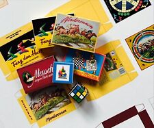 Puppenhaus 1:12 # Printie/Bausatz: Schachteln zum Selbstbasteln; printed KIT