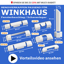 Fenster Abdeckkappen passend für Winkhaus-Scherenlager, Sicherungskappe NEU