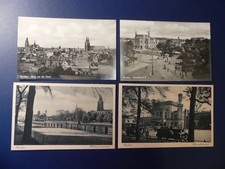 Breslau 4 AK, Ende 20er-Jahre, Hauptbahnhof, Promenade, Stadtblick, ungelaufen