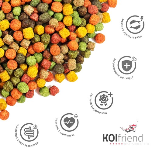 Koifutter summer colours - summer, 2,5