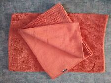Badläufer orange,2 Stück a' 100 cm x 50 cm ,Polyester