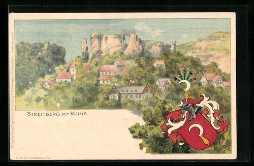 Künstler streitberg - künstler-ak,