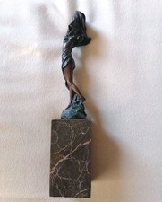 Vintage Bronze Figur Skulptur , Gießer Stempel, J, B Deposee Paris Gesamt 36 cm