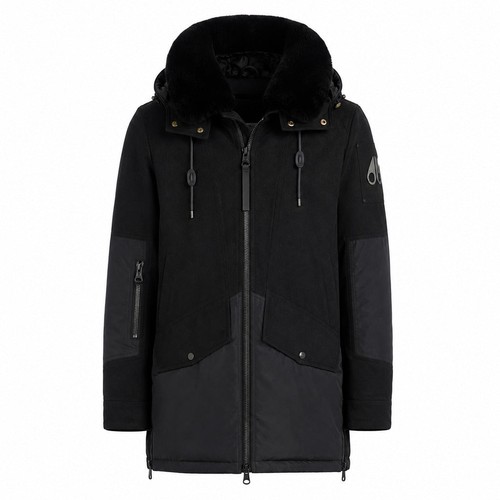 Moose knuckles lange jacke mit - knuckles,