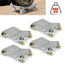 Rangierheber je 680kg Transportschale 4 Stk. Rolle 4 Stück KFZ Wagenheber 4TLG