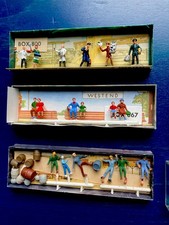 MERTEN BOX Konvolut -Vintage-Modellbaufiguren HO, (Bahnhof),  TOP ZUSTAND