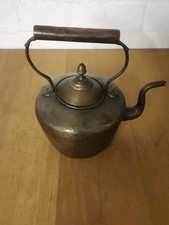 Antik  Kupferkessel  Kupferkanne Wasserkessel Teekessel c. 2L 