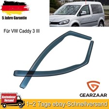 2x Windabweiser Regenabweiser für VW Caddy 3 III dunkel 2004-2015