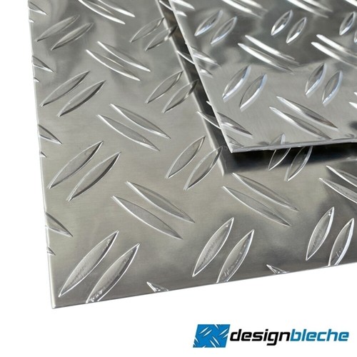 Aluminium riffelblech 4mm - aluminium,