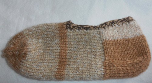 Selbstgestrickte hausschuhe - selbstgestrickte,