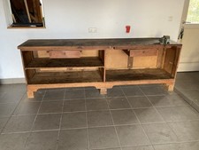 Werkbank, Holz, massiv 2